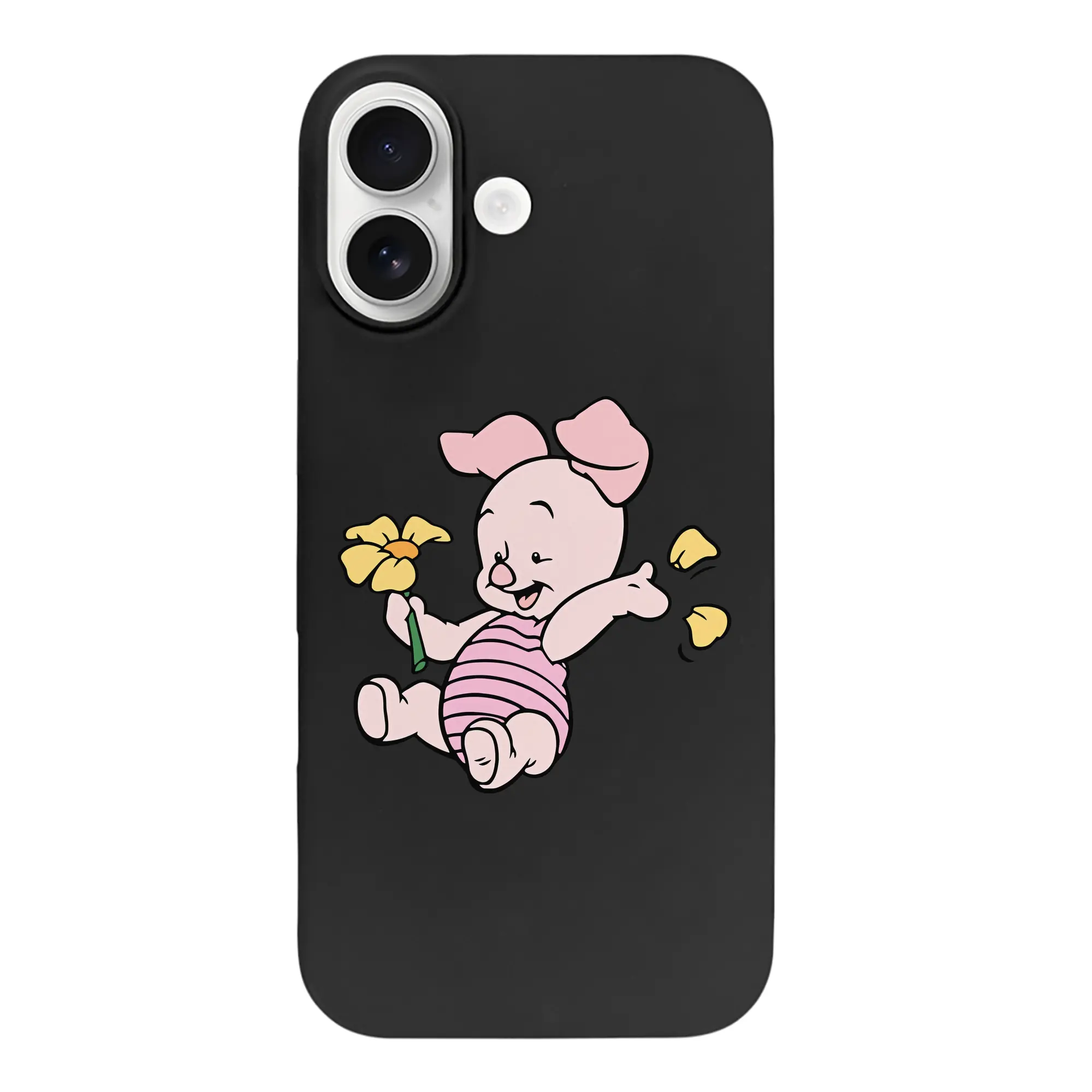 プーさん グッズ ピグレット - iPhone 17 シリーズ シリコンケース 薄型 耐衝撃 指紋防止 ソフトタッチカバー 精密フィット 傷防止 保護ケース iPhone 17/17 Air/17 Pro/17 Pro Max 対応